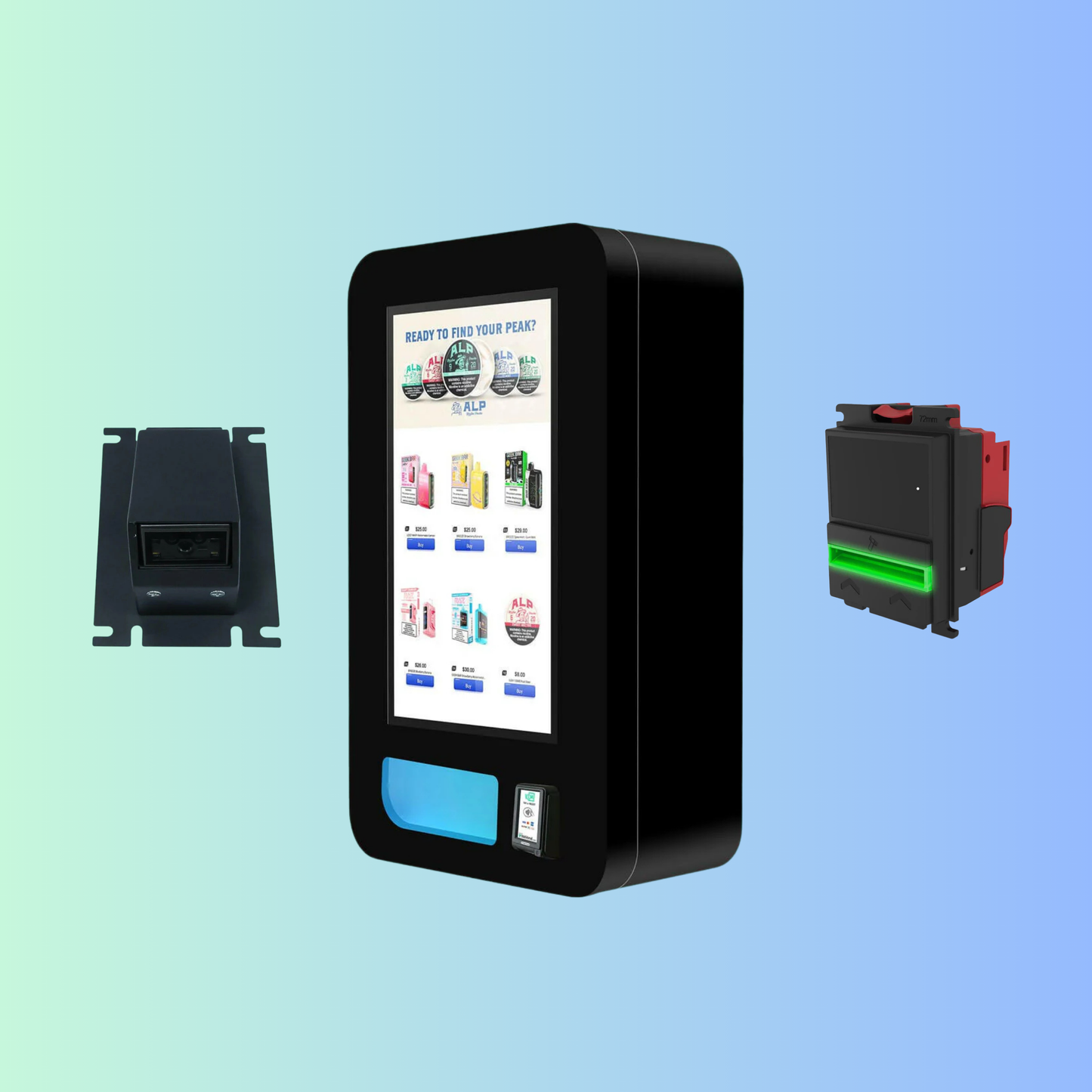 XL Puff Vending Machines For Sale - 32" Screen with High Capacity