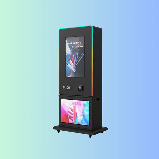 Free Standing Puff Vending Machine - 32" Screen