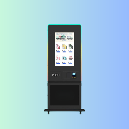 Free Standing Puff Vending Machine - 32" Screen