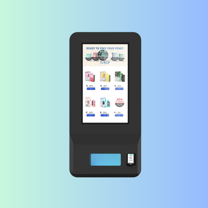 Outdoor Weatherproof Puff Vending Machines - 32" Screen Size Heavy Duty