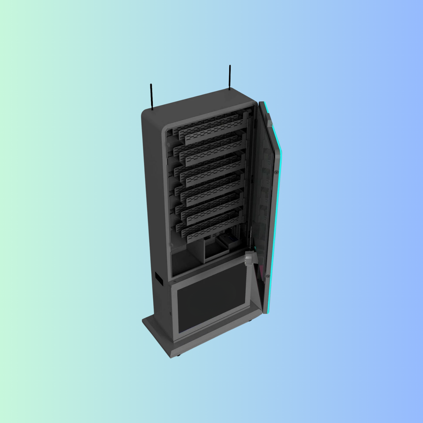 Free Standing Puff Vending Machine - 32" Screen