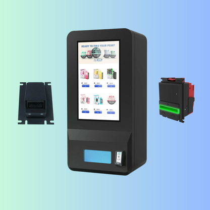 Outdoor Weatherproof Puff Vending Machines - 32" Screen Size Heavy Duty