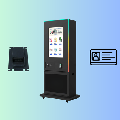 Free Standing Puff Vending Machine - 32" Screen