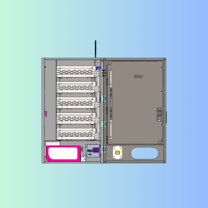 32" LED Puff Vending Machine